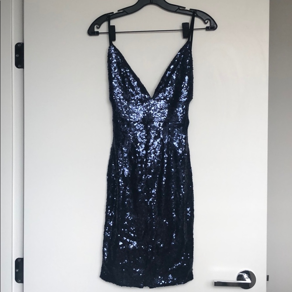 Open back dress